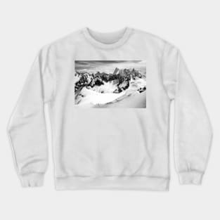 Chamonix Aiguille du Midi Mont Blanc Alps France Crewneck Sweatshirt